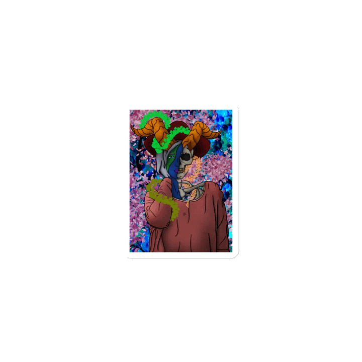 Skeletal beauty Die-Cut Magnets product image (1)