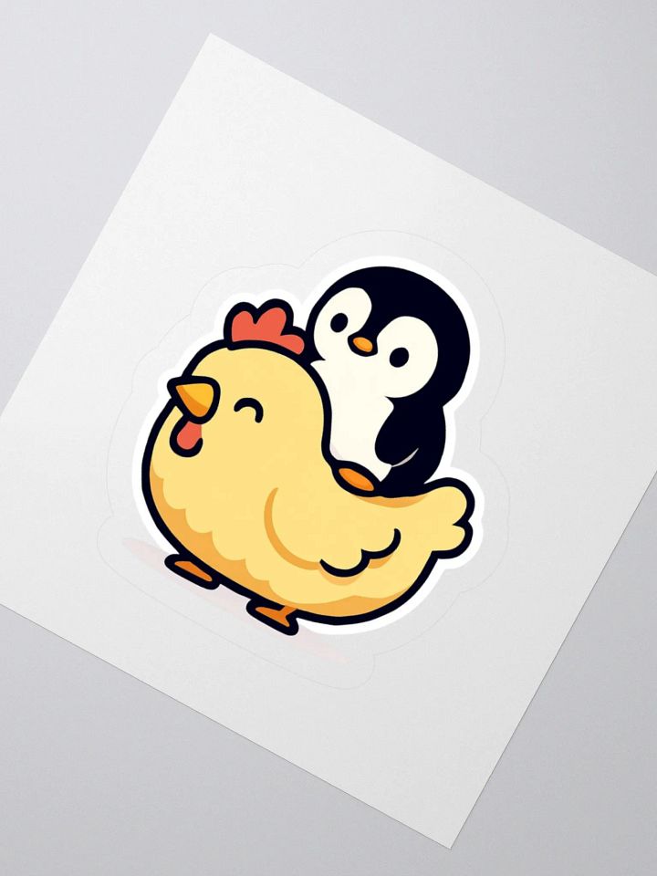 Penguin and Chicken Adventure Kiss Cut Stickers product image (4)