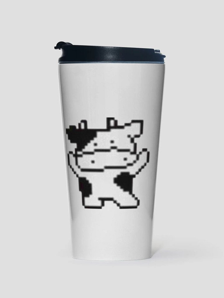 Pixel Cow Stainless Steel Travel Mug product image (1)