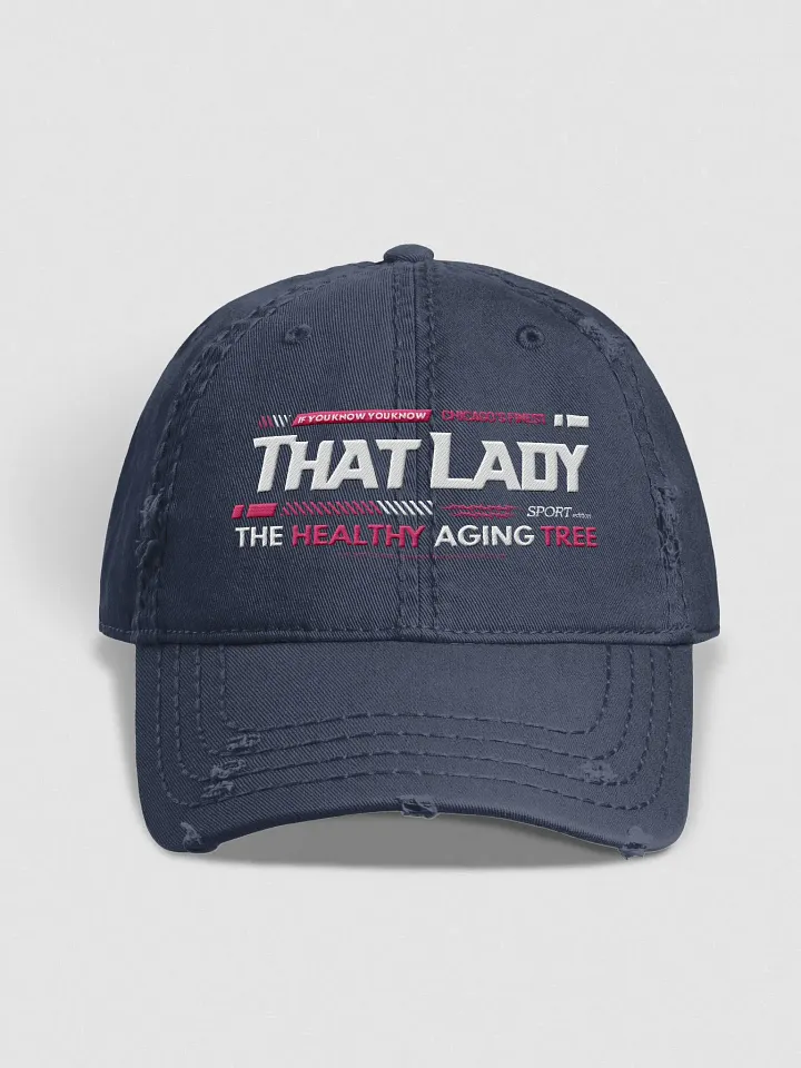That Lady Chicago Distressed Cap (Hot Pink Sizzle Edition) product image (1)