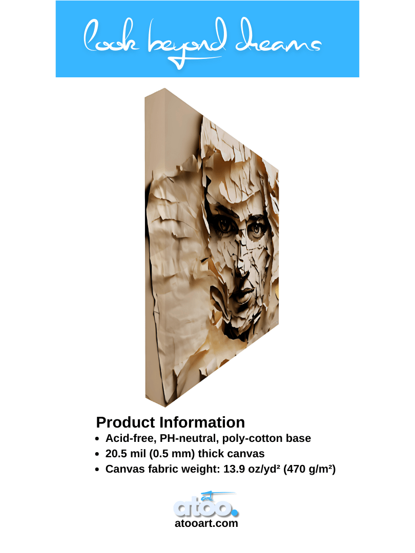Paper Collection | Tutankhamen's Gaze | Canvas Art Painting product image (7)