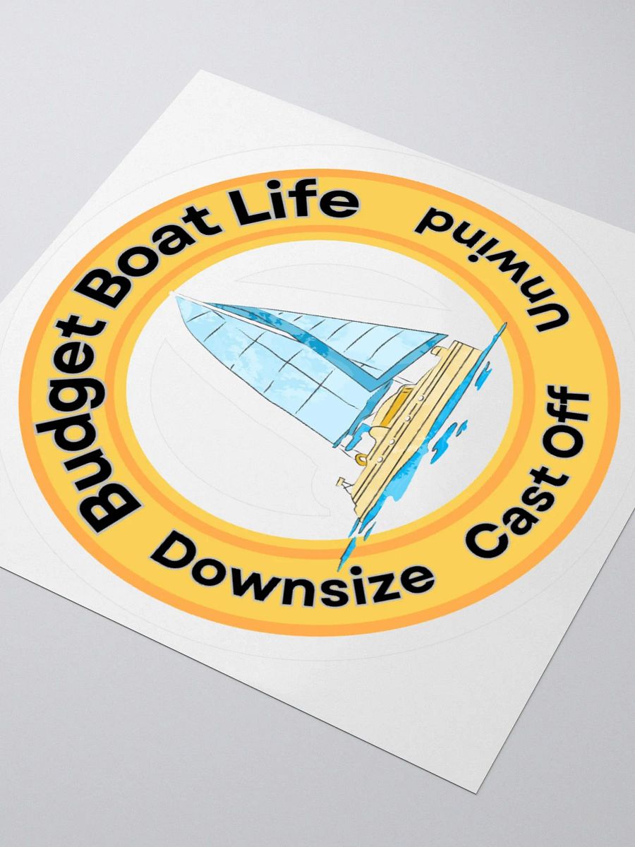 Budget Boat Life Stickers product image (9)