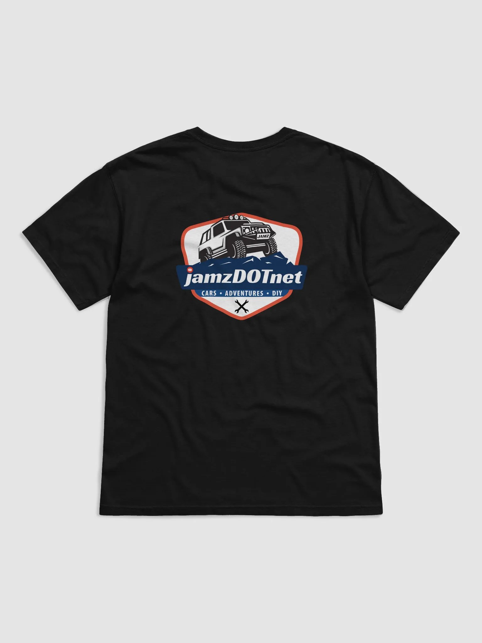 jamzDOTnet Brand Logo T-Shirt with logo on back product image (26)