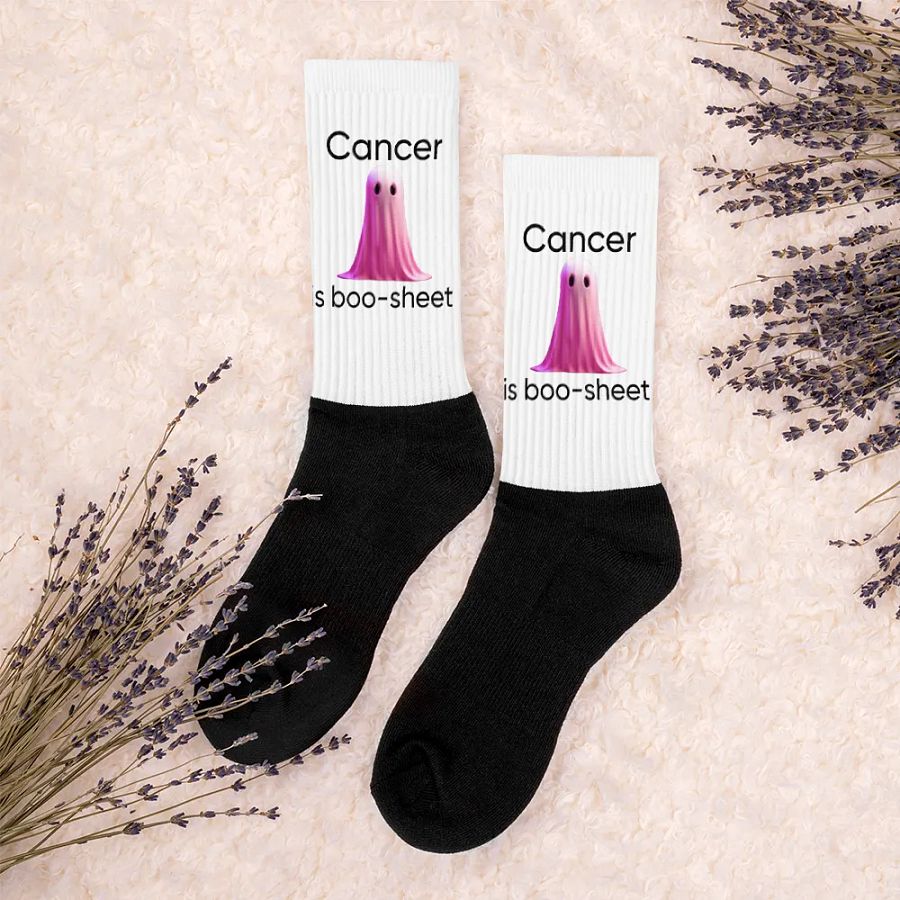 Cancer is boo-sheet socks product image (5)