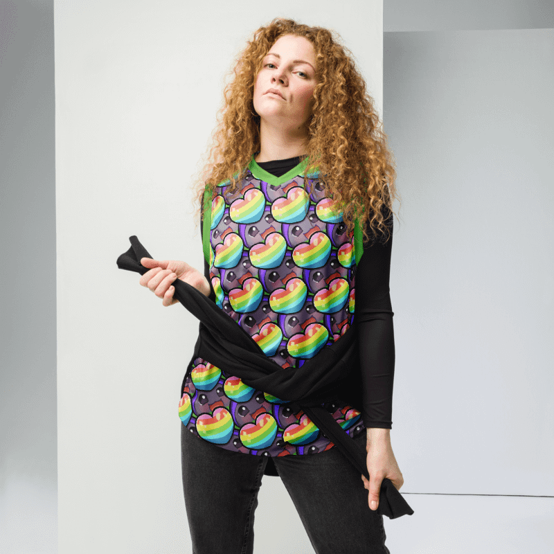 eabLOVE Unisex Basketball Jersey product image (5)