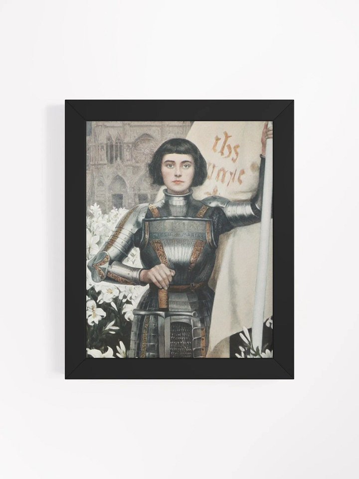 ''Jeanne d'Arc'' by Albert Lynch Framed Poster (Sizes Avail.) product image (1)