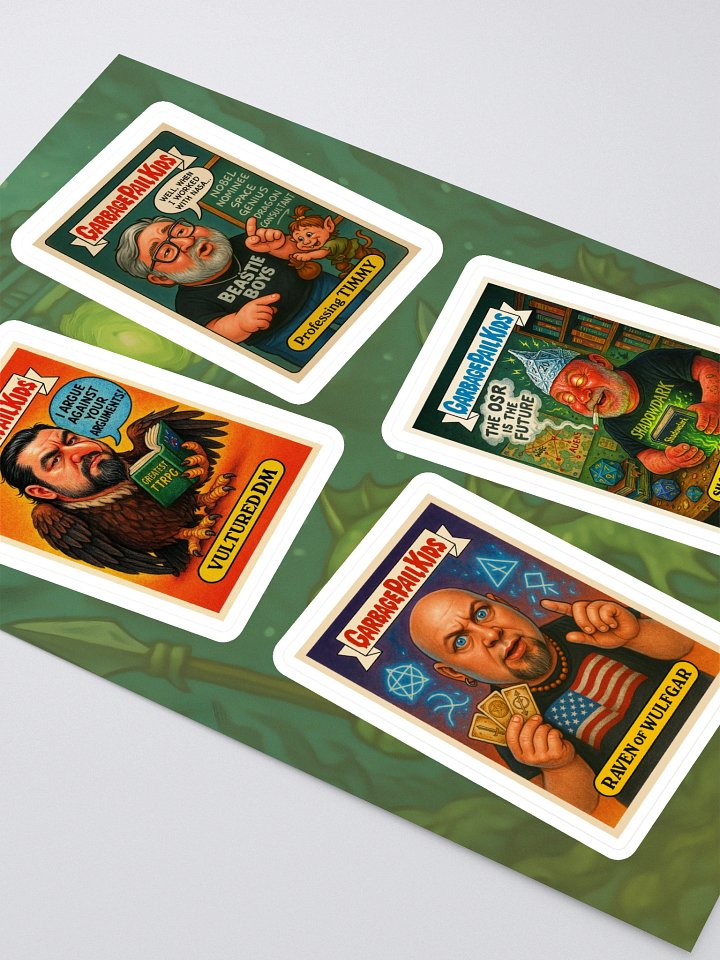 GPK Parody Sticker Sheet [TTRPG Twitter Edition] Sheet 14 product image (2)
