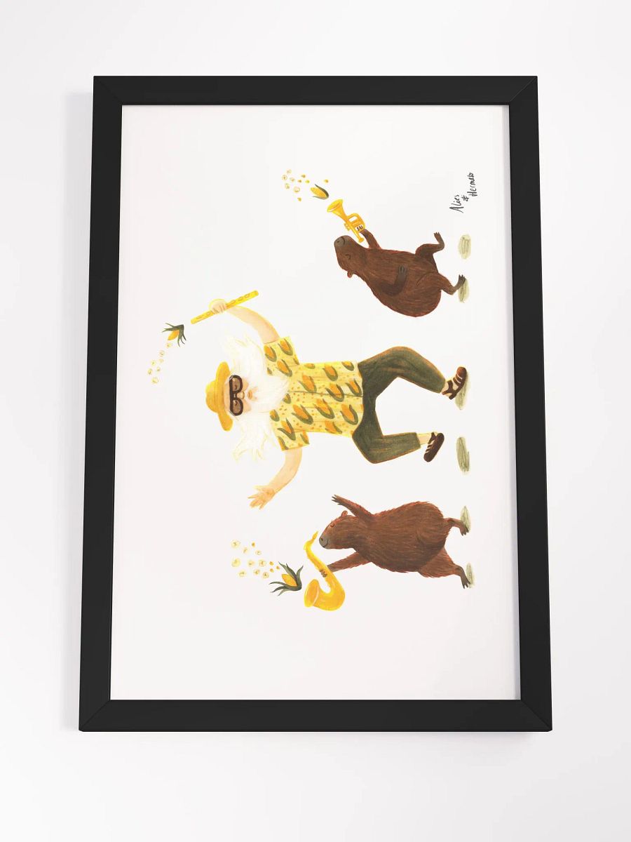Hermeto & Capivaras - Art Print - by Alies Broekhuizen product image (4)