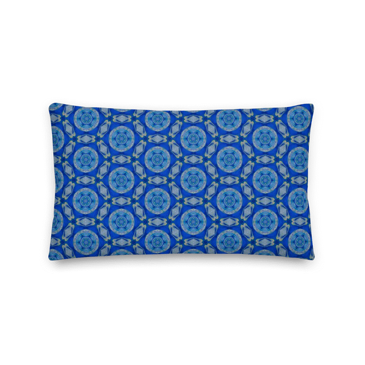 Greek Med blue premium pillow (Reversible and 3 sizes/shapes) product image (1)