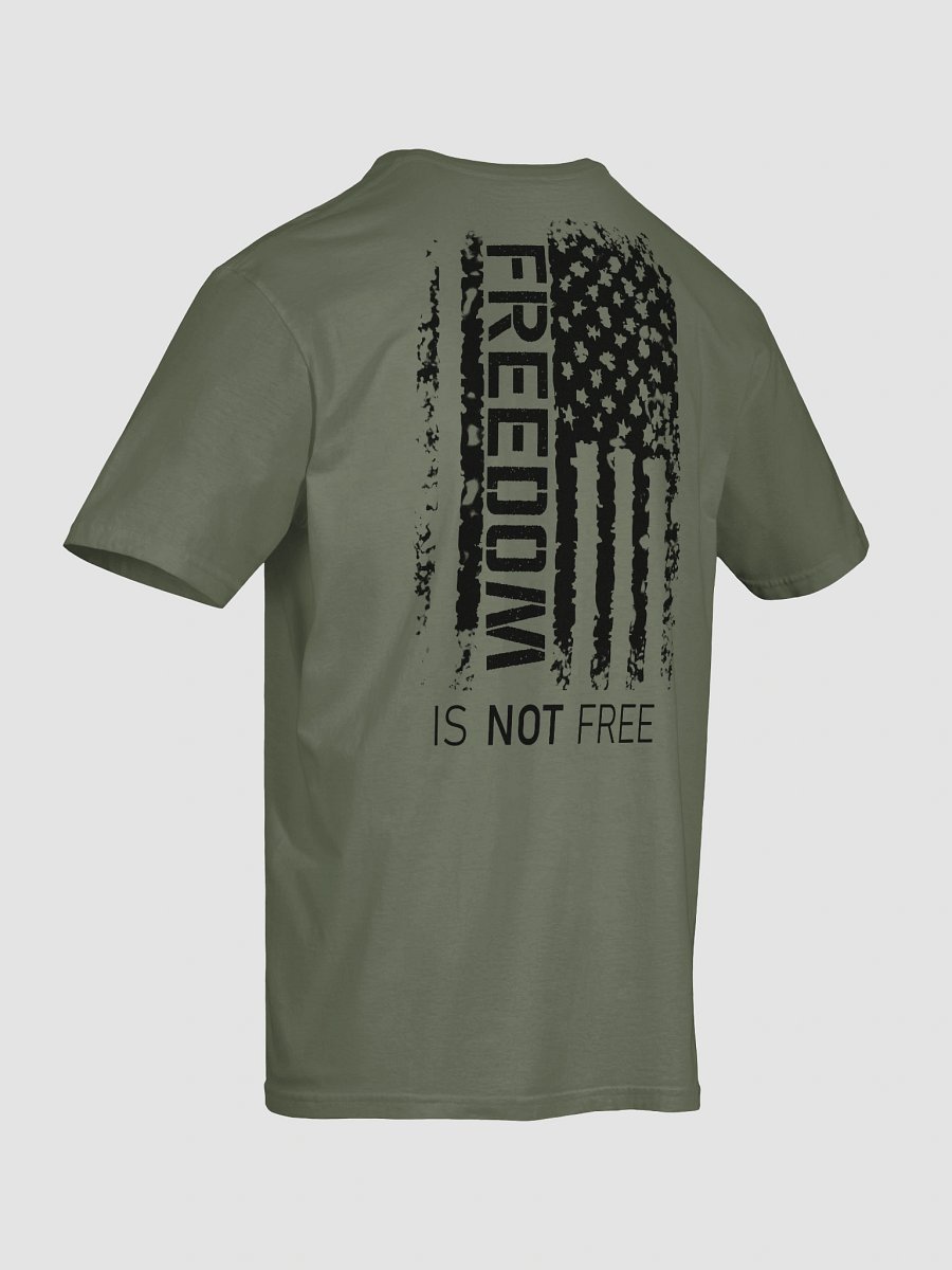 Freedom is NOT Free Unisex T-Shirt | Black Text product image (5)
