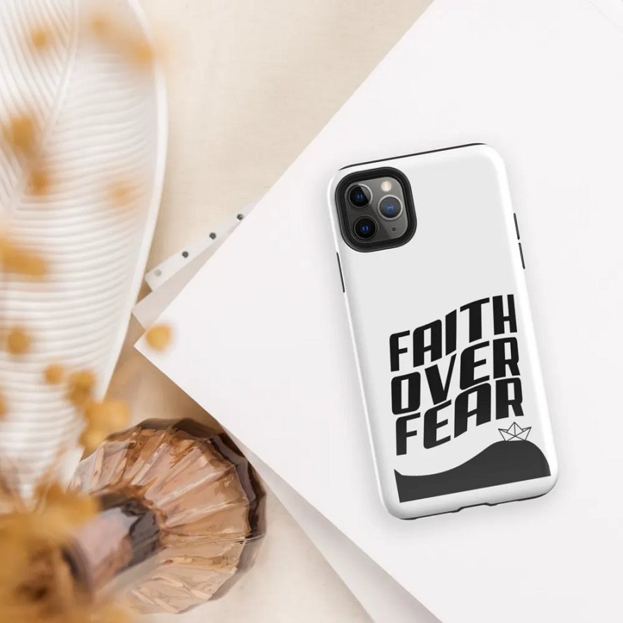 'FAITH OVER FEAR' Phone cover product image (37)
