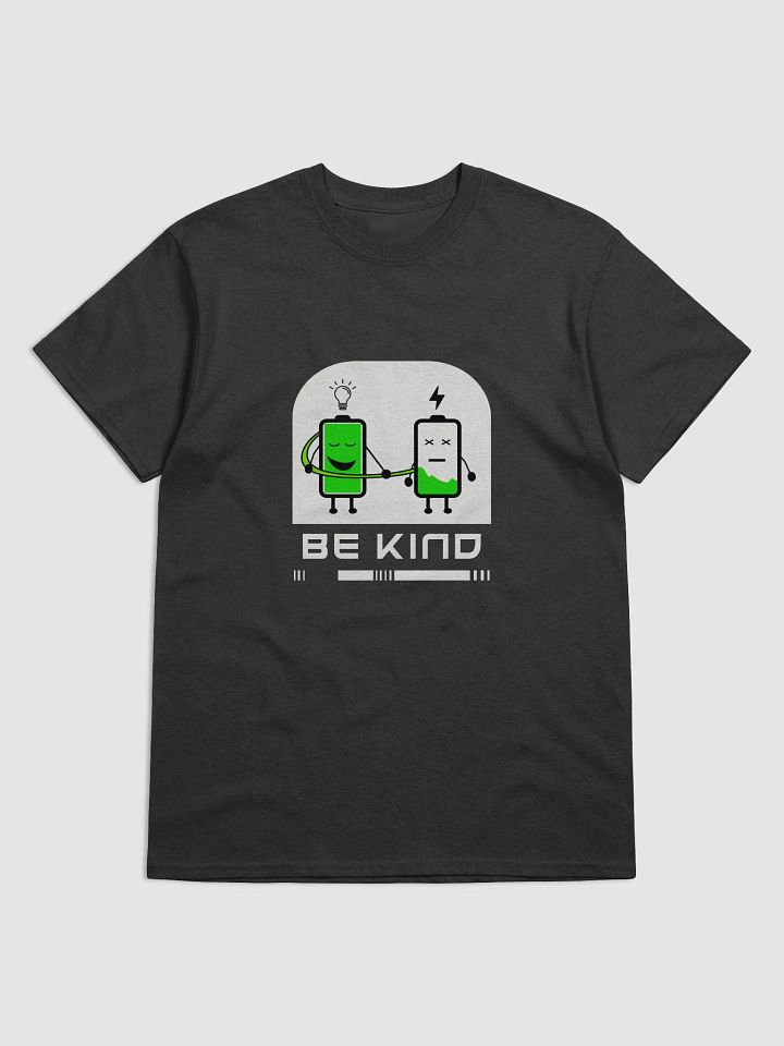 Energized vs. Depleted Battery Cartoon T-Shirt product image (1)