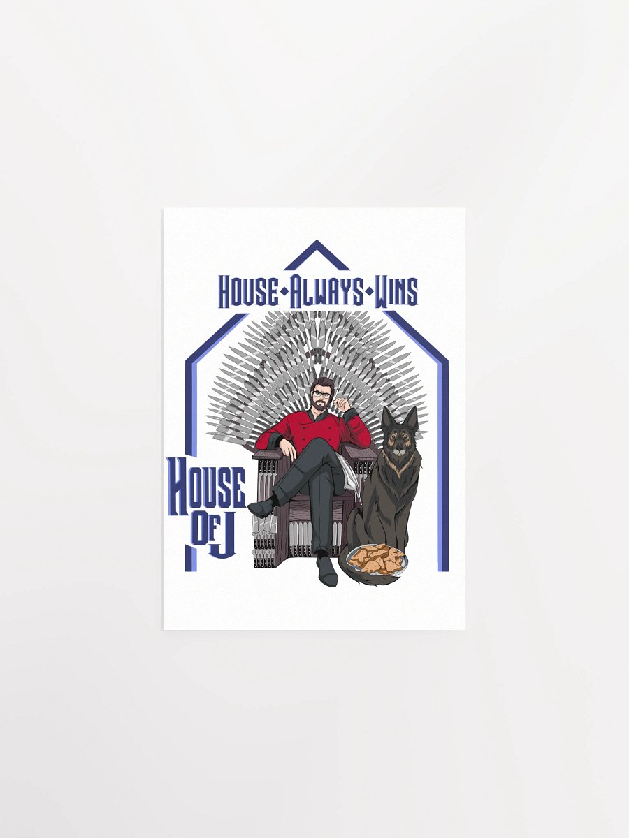 "House Always Wins" Poster (Light) product image (4)