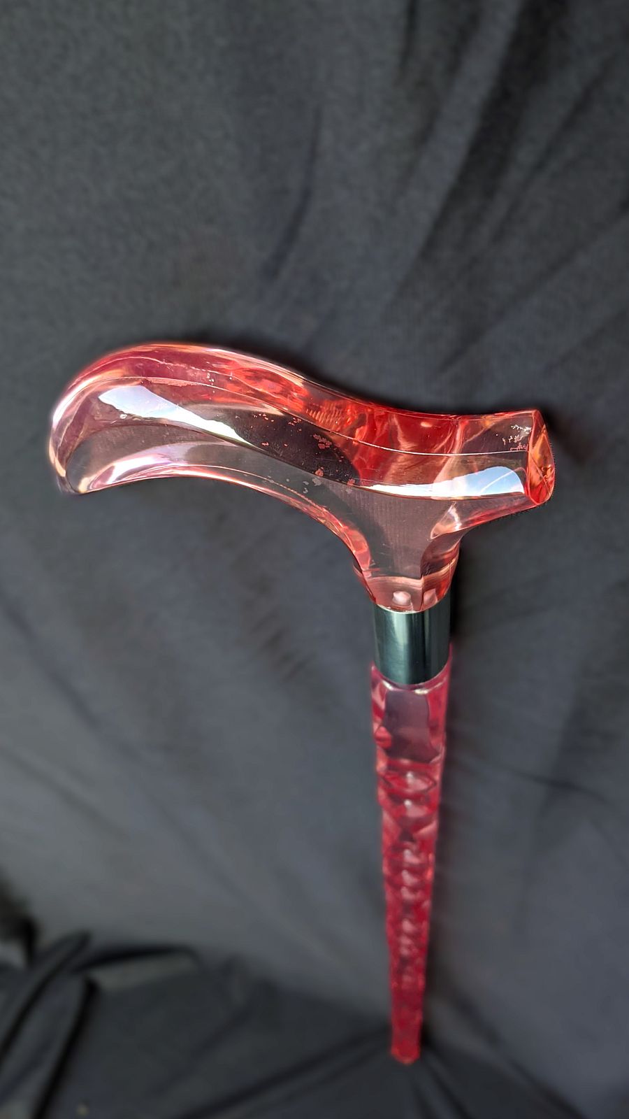 Pink Diamond Acrylic Walking Stick for Women | Elegant Crystal Cane for Ladies & Seniors | Custom Size Available | Gift Box Included product image (4)