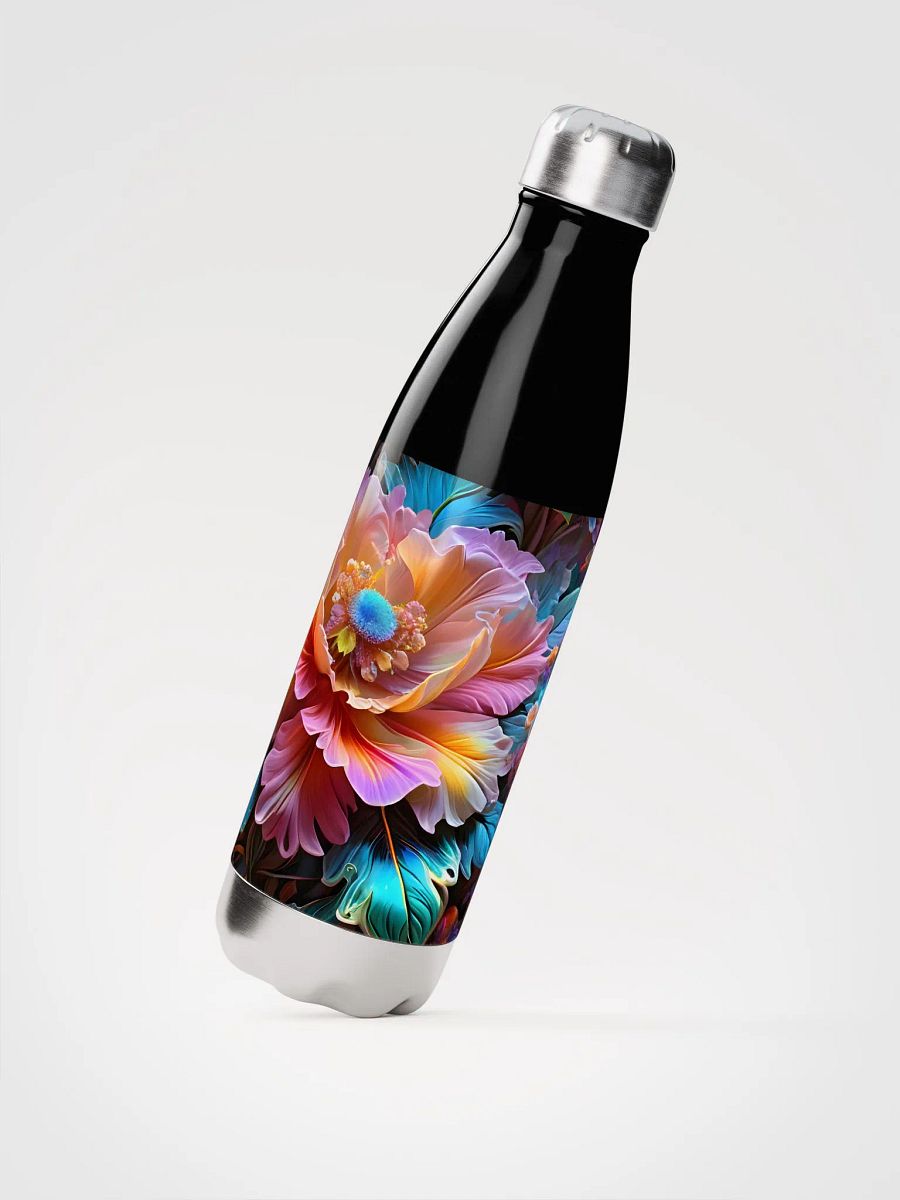 Iridescent Flowers Stainless Steel Water Bottle product image (3)