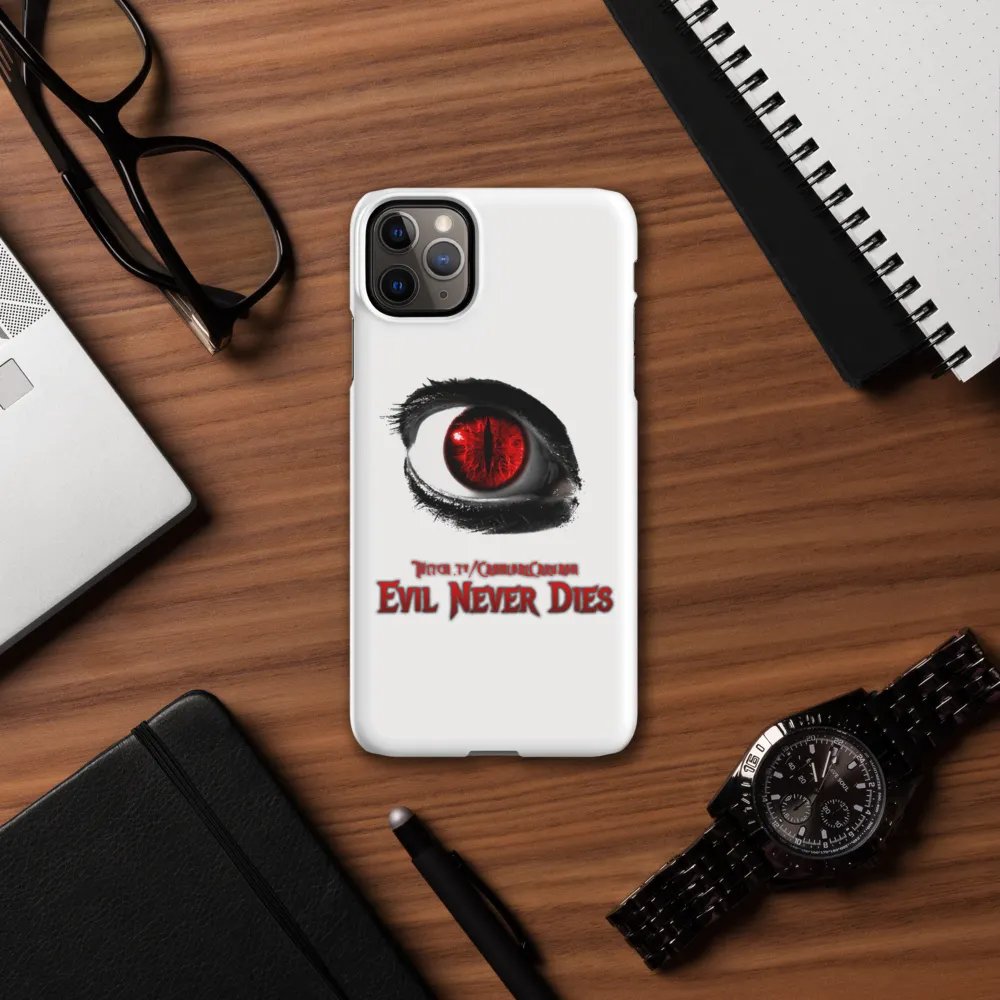 Red Evil Never Dies Logo Phone Case product image (56)