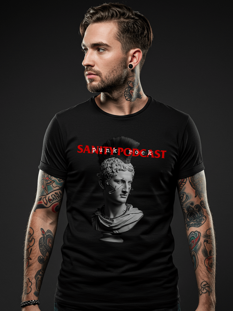 STRANGER THAN SANITY "Roman Bust" t-shirt product image (3)