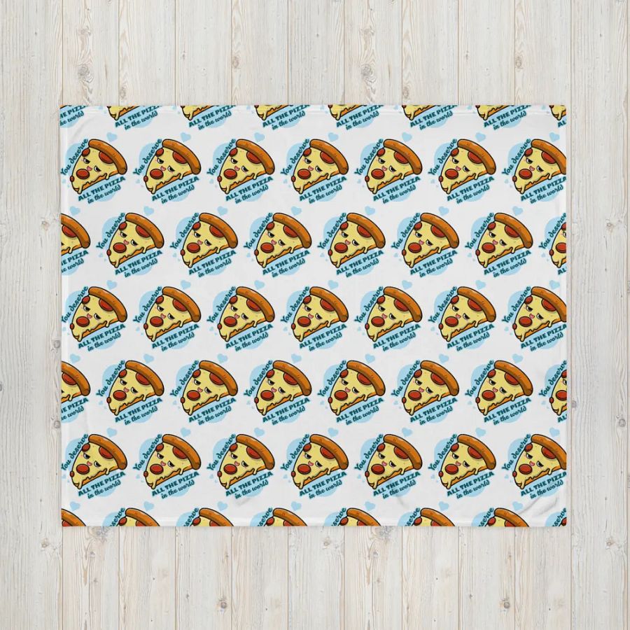 Pizza Fiesta Throw Blanket product image (9)