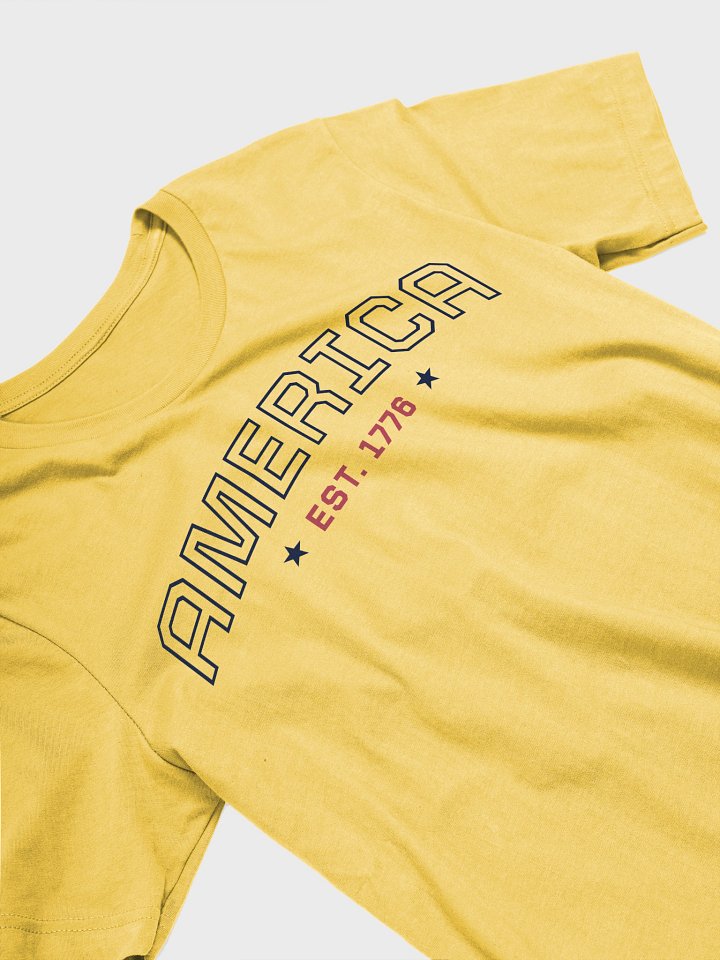 America Typography Supersoft Unisex T-Shirt product image (121)