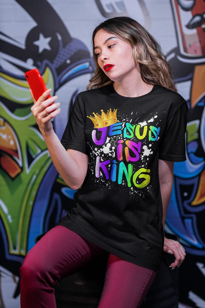 Jesus Is King-Christian Streetwear T- Shirt product image (2)