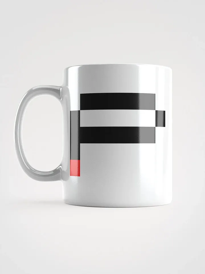 Pix Stitch 'P' White Glossy Mug product image (1)