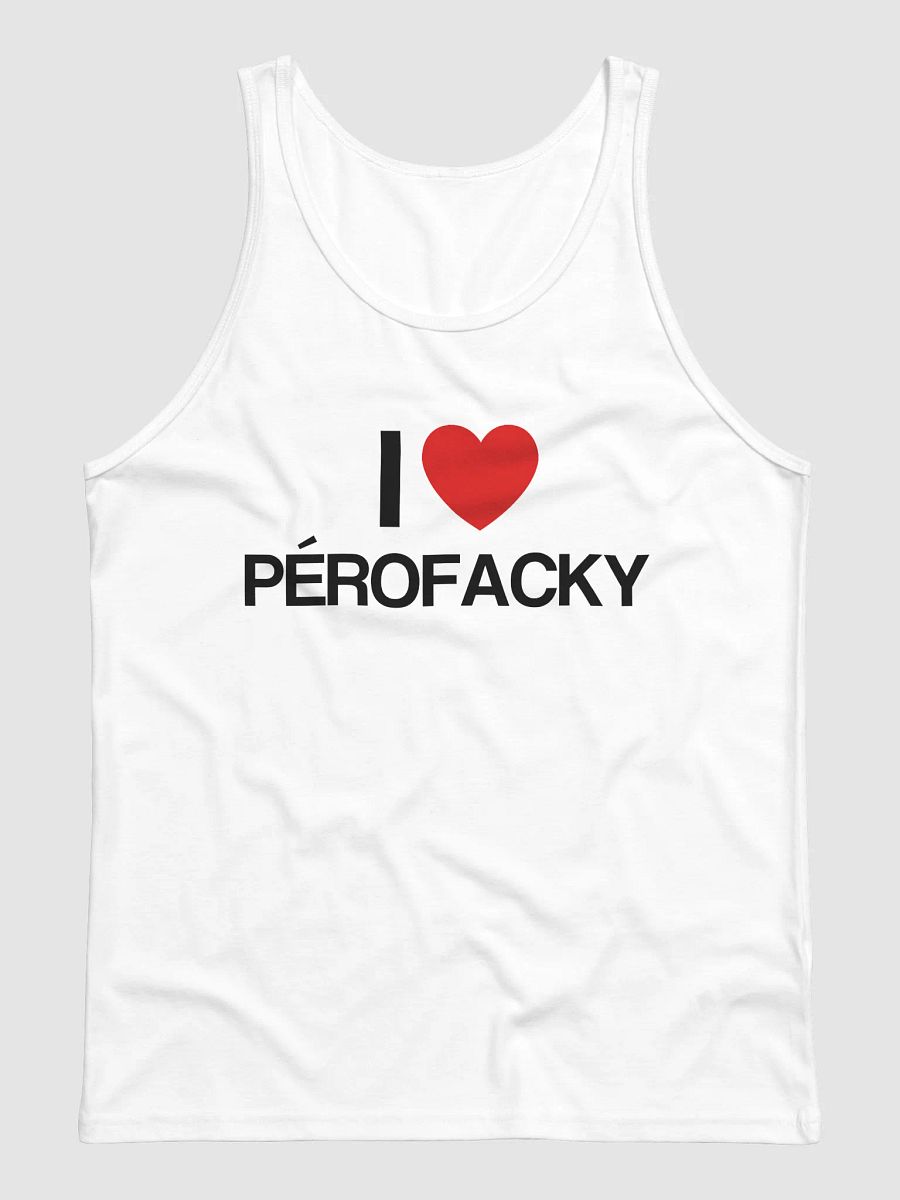I ♥️ Perofacky tank top white product image (1)