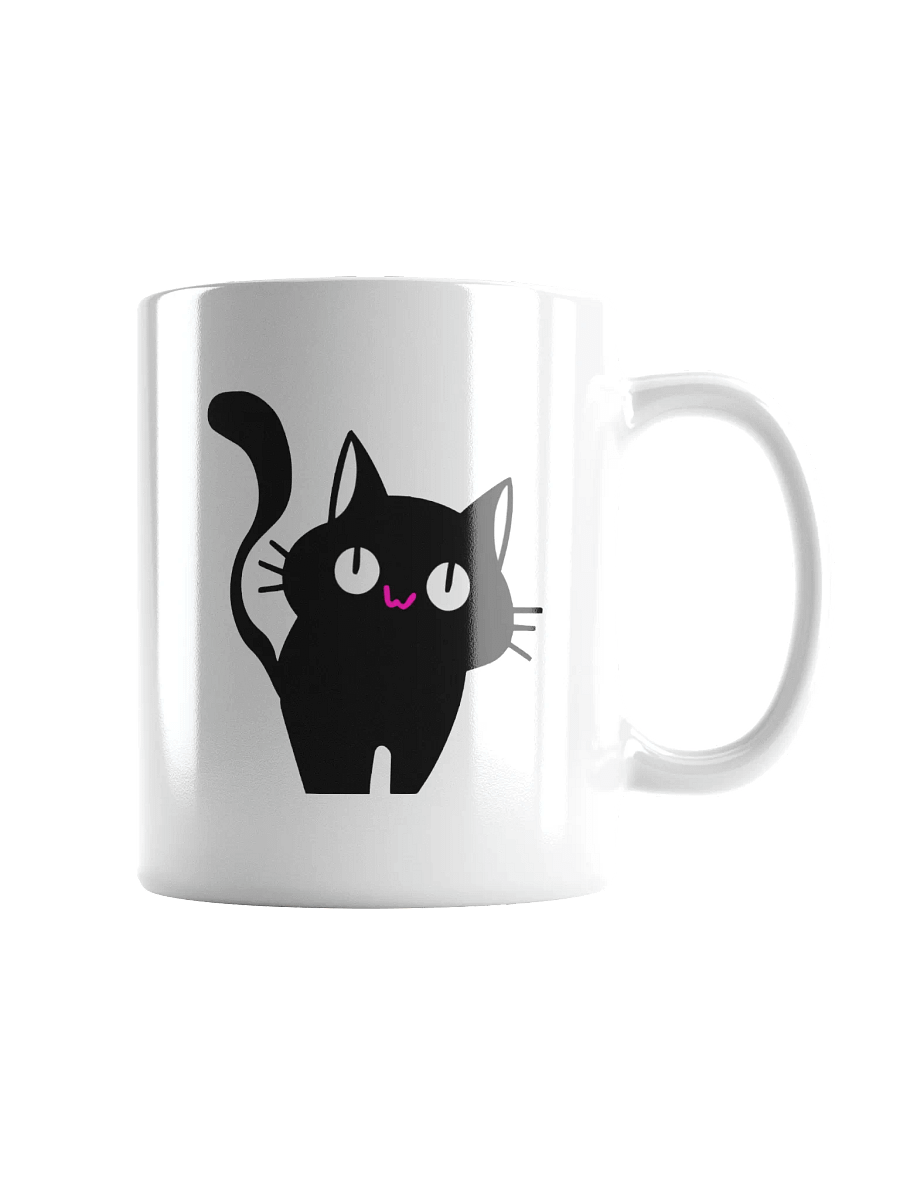 Double Sided Cat Butt White Ceramic Coffee Mug product image (2)