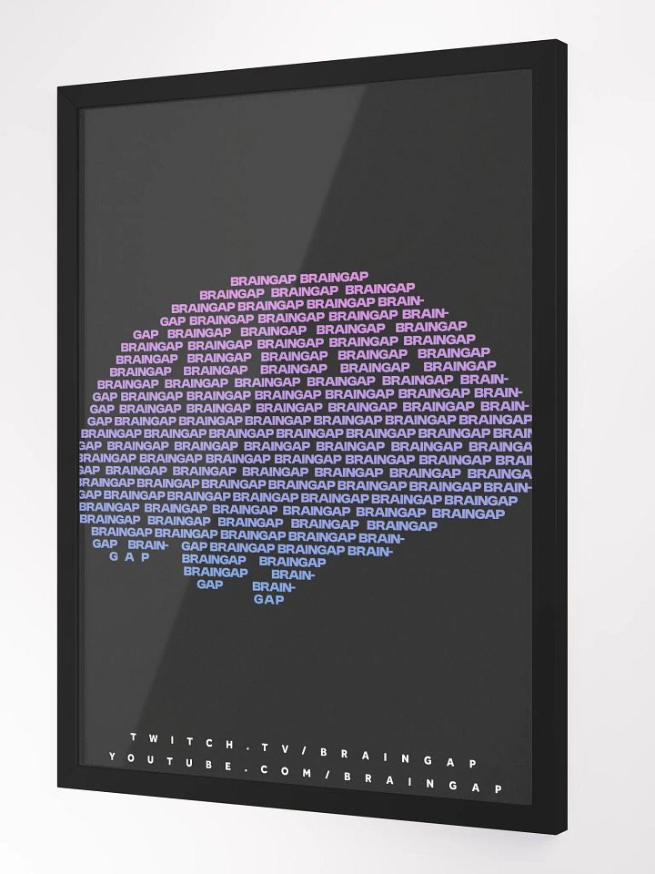 Braingap Minimalist Framed Poster product image (3)