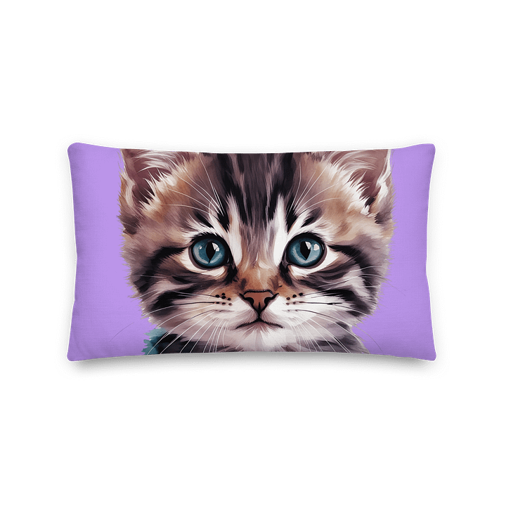 Cat Cushion/ Pillow Purple product image (1)
