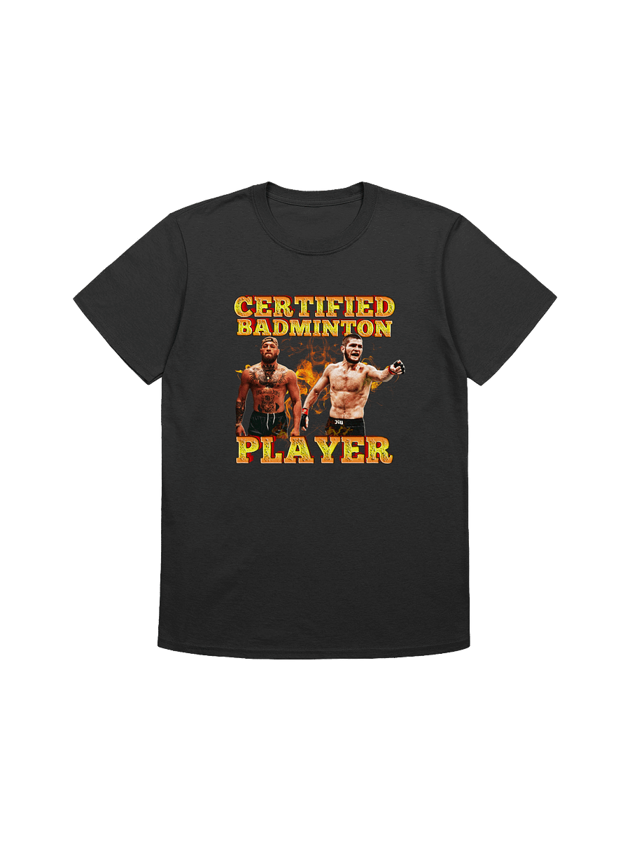 Certified Badminton Player T-Shirt product image (1)
