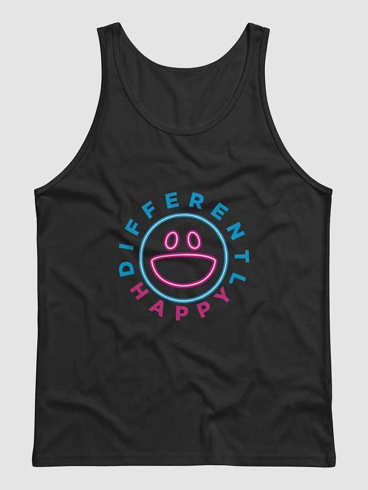 Differently Happy Black Tank top product image (1)