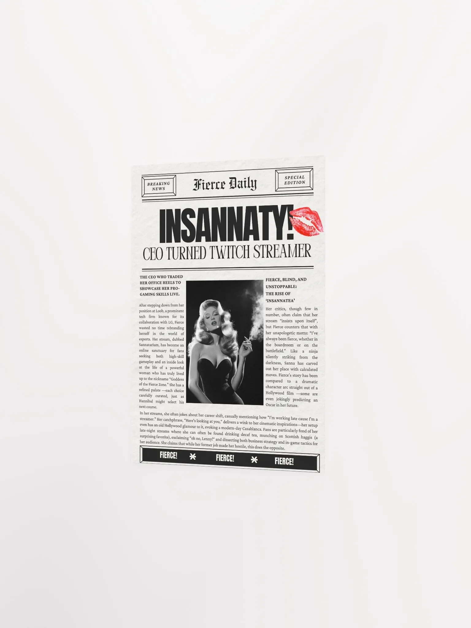 Fierce Daily Poster product image (2)