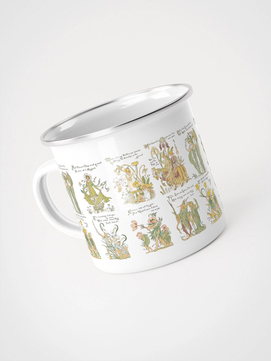 Flora’s Feast Enamel Mug – Vintage Botanical Art Reimagined by Dr. Mac Garden Style product image (4)