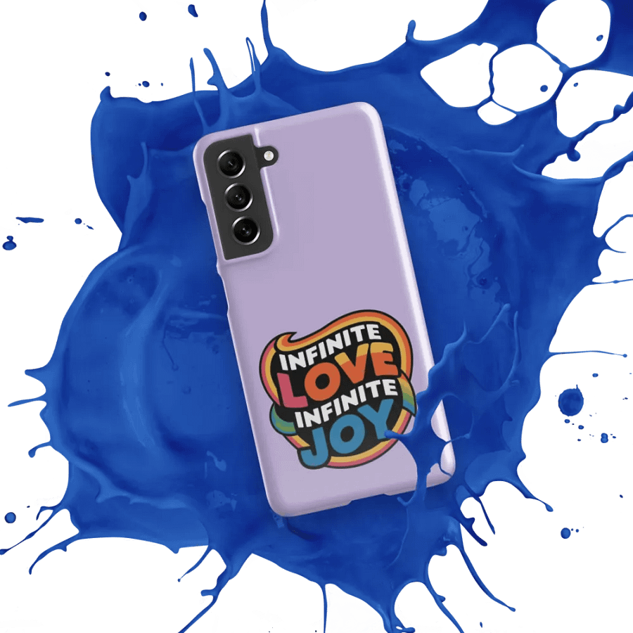 Infinite Love Infinite Joy Snap Case for Samsung (Purple) product image (6)