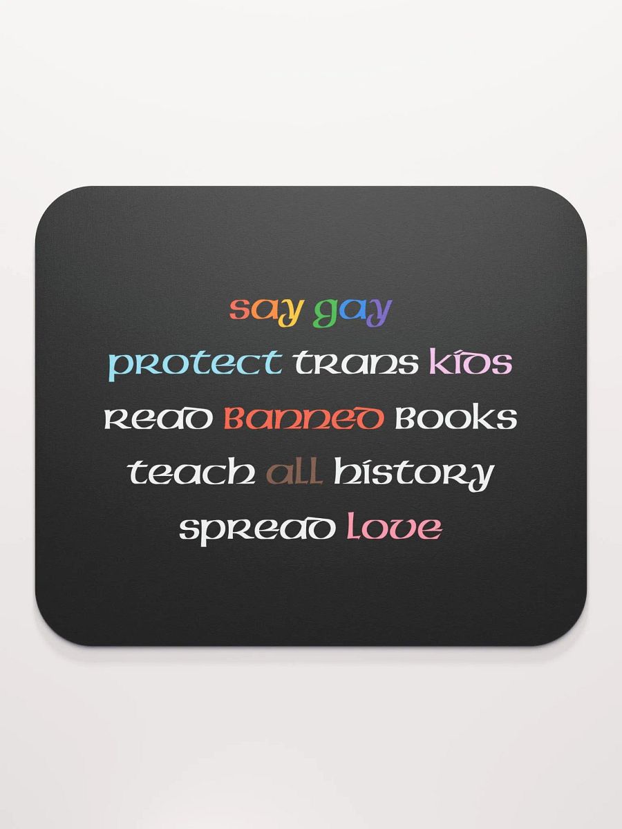 Say Gay Mousepad product image (2)