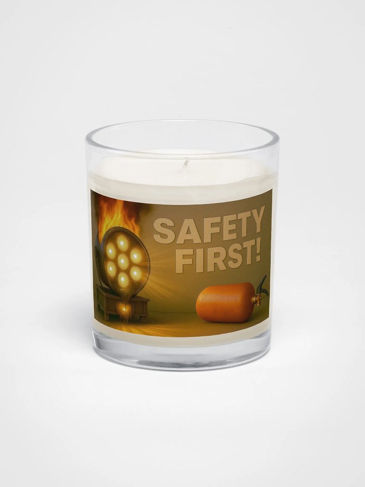 Theatrically Jerry: "Safety First!" Moving Head Fire SOY Wax Candle product image (1)