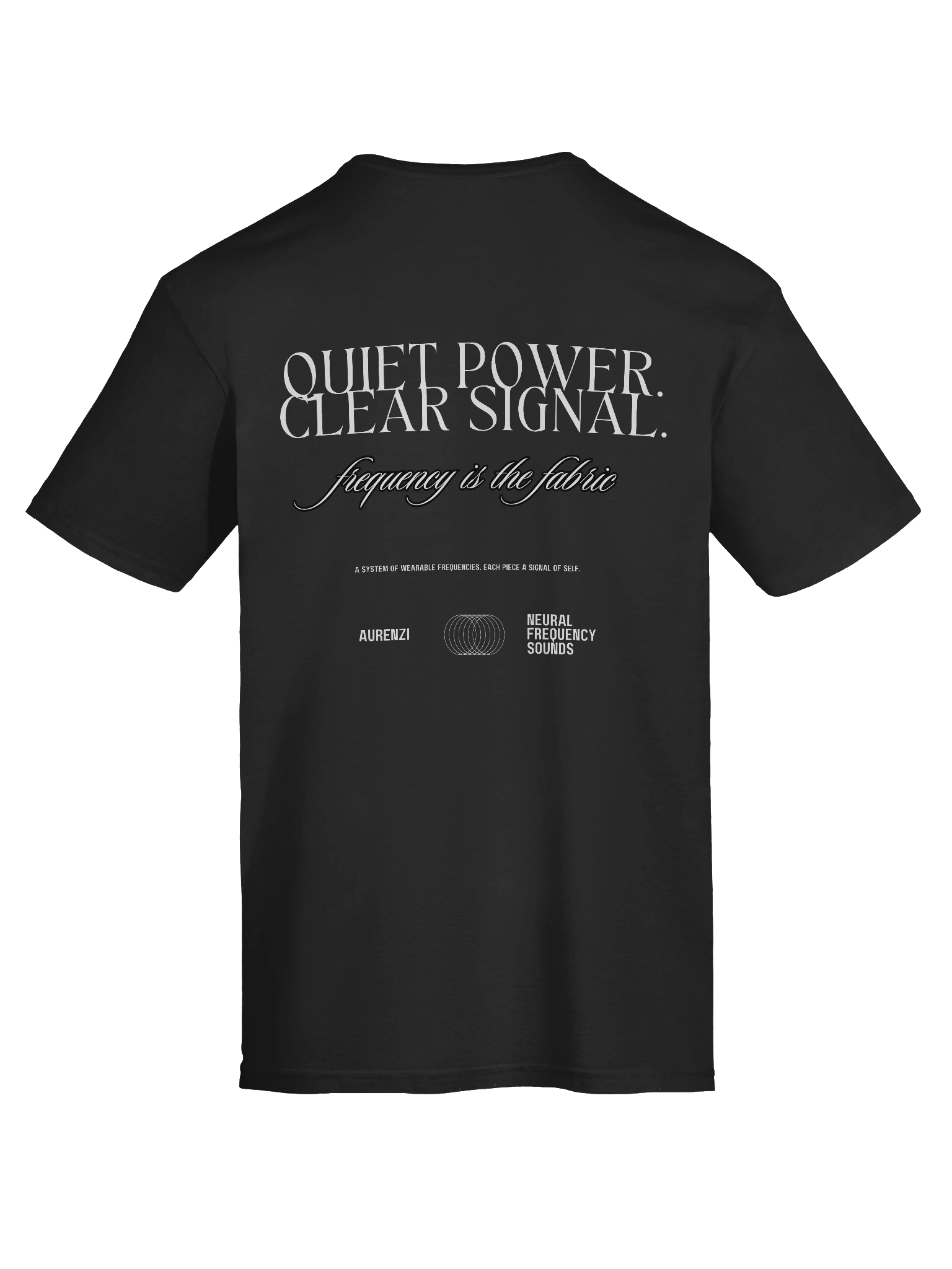 Energy Moves Through Intention Tee – Black Signal / Capsule 01 product image (12)