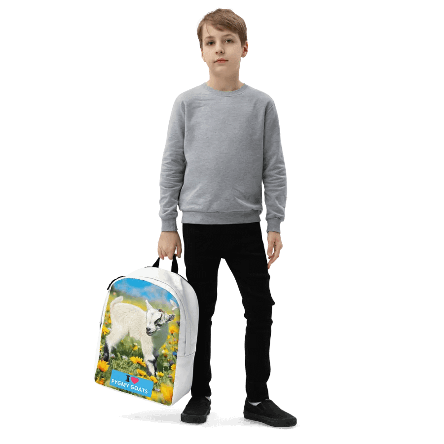I LOVE PYGMY GOATS BACKPACK product image (7)