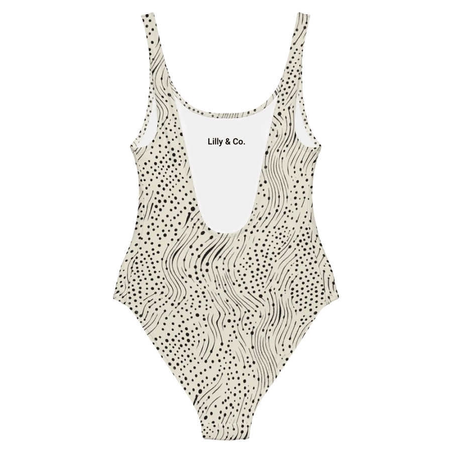 Midnight Drift One-Piece Swimsuit – Effortless Cool, Minimal Muse product image (6)