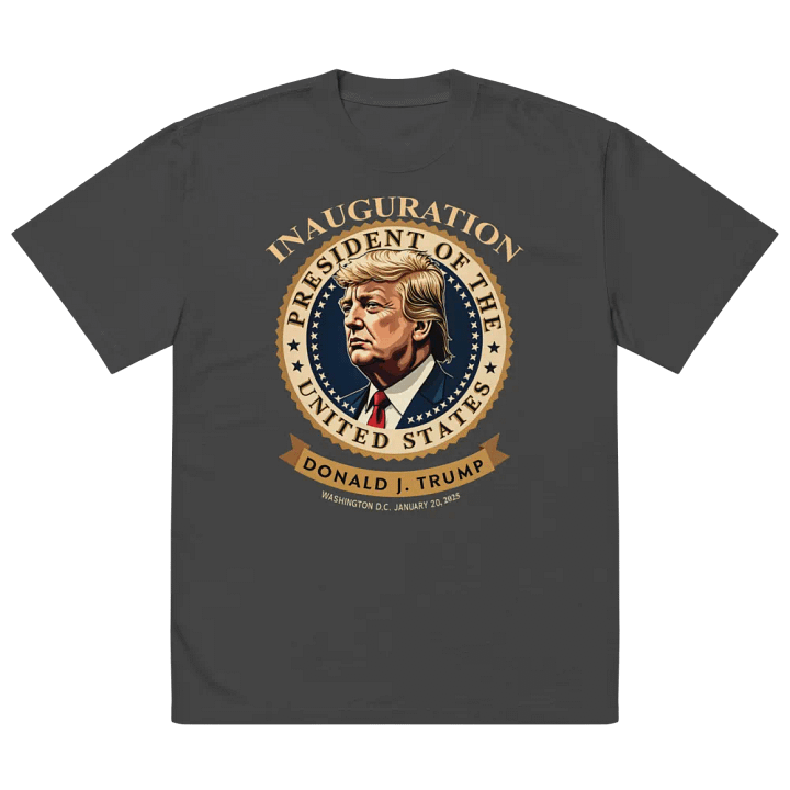 Donald J. Trump Presidential Inauguration Emblem Oversized Tee product image (2)