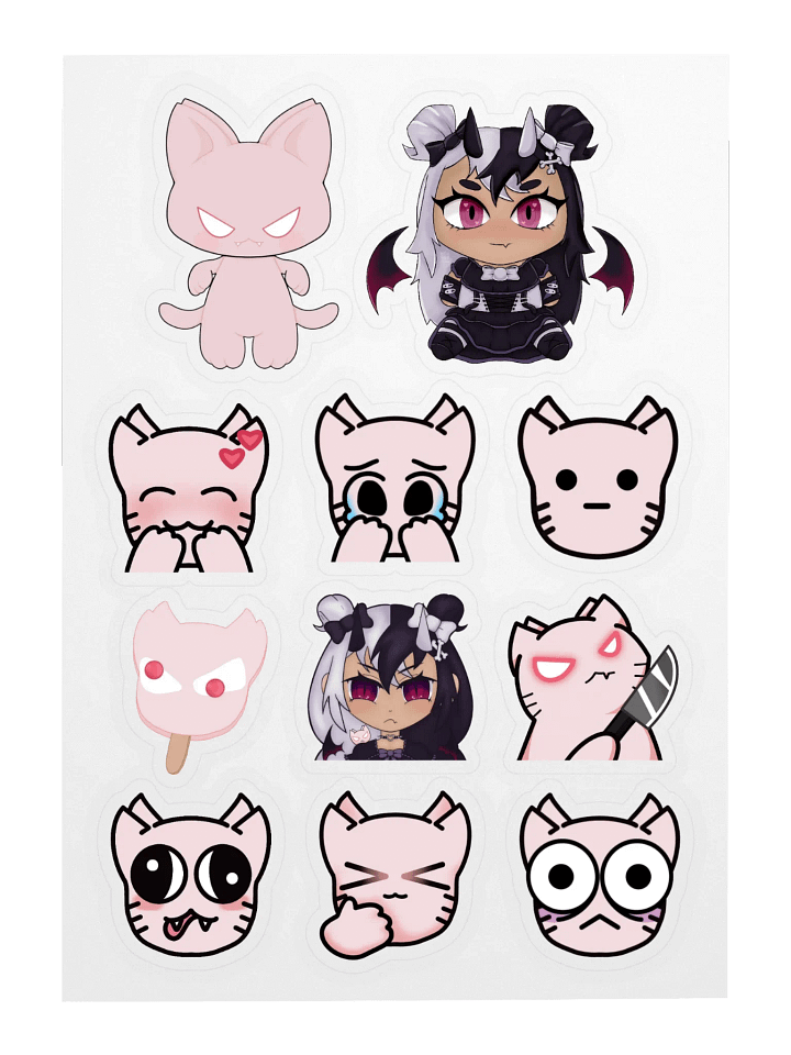 Lily & Ezio Sticker Sheet product image (1)