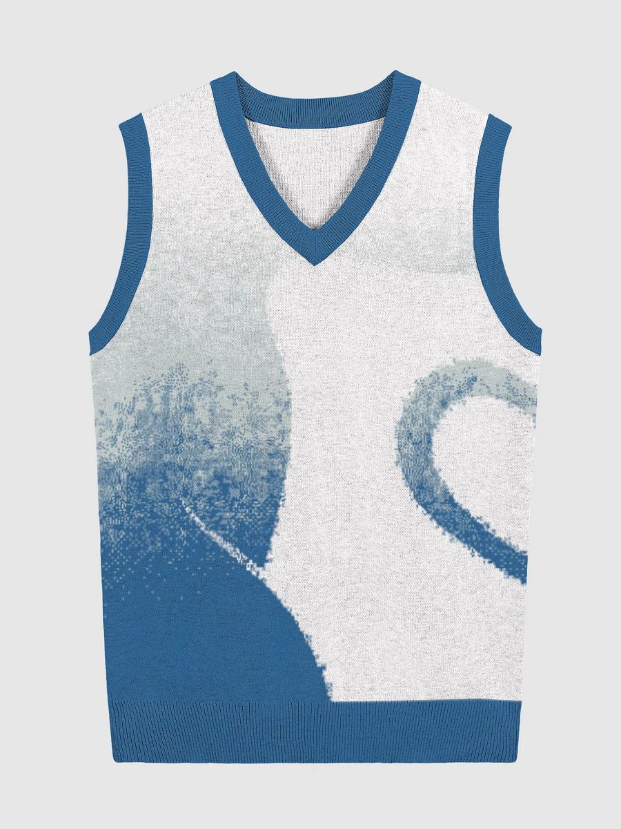 BlackKittenTech Splashing Waves V-Neck Vest product image (1)