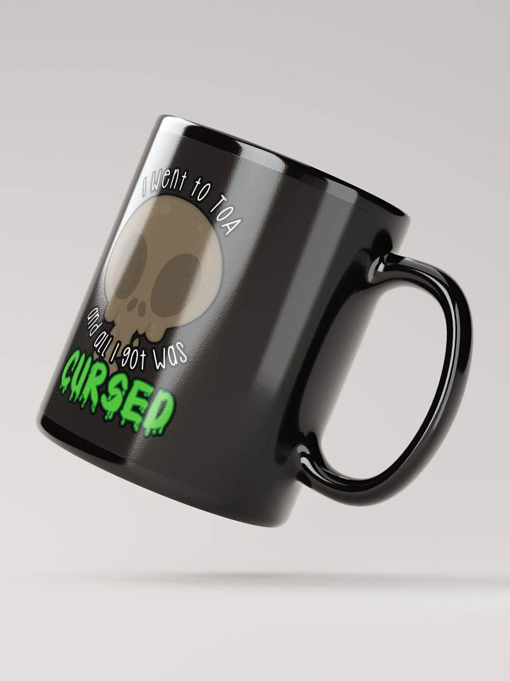 All I Got Was Cursed - Warrior - Black Glossy Mug product image (2)