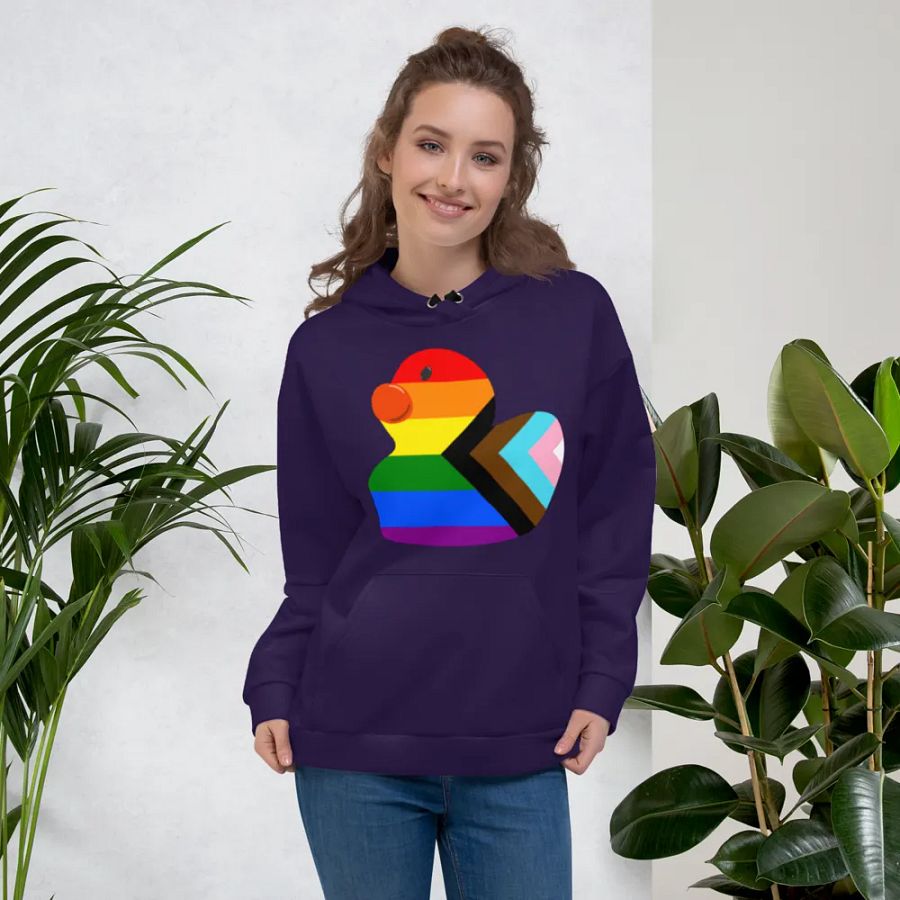 Purple Pride Duck Hoodie product image (6)