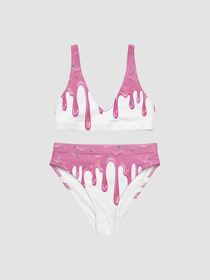 [Cuppycake] All-Over Print Recycled High Waisted Bikini AOP product image (1)