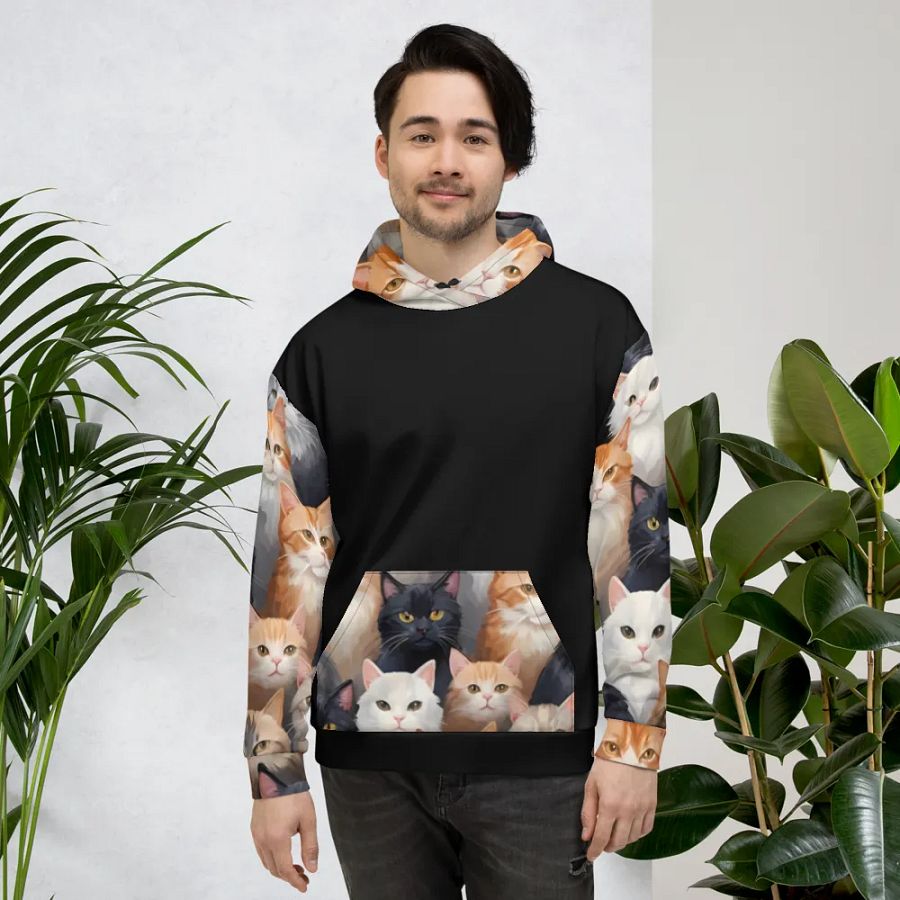 Purrfectly Adorable Cat Lovers Unisex Hoodie product image (4)