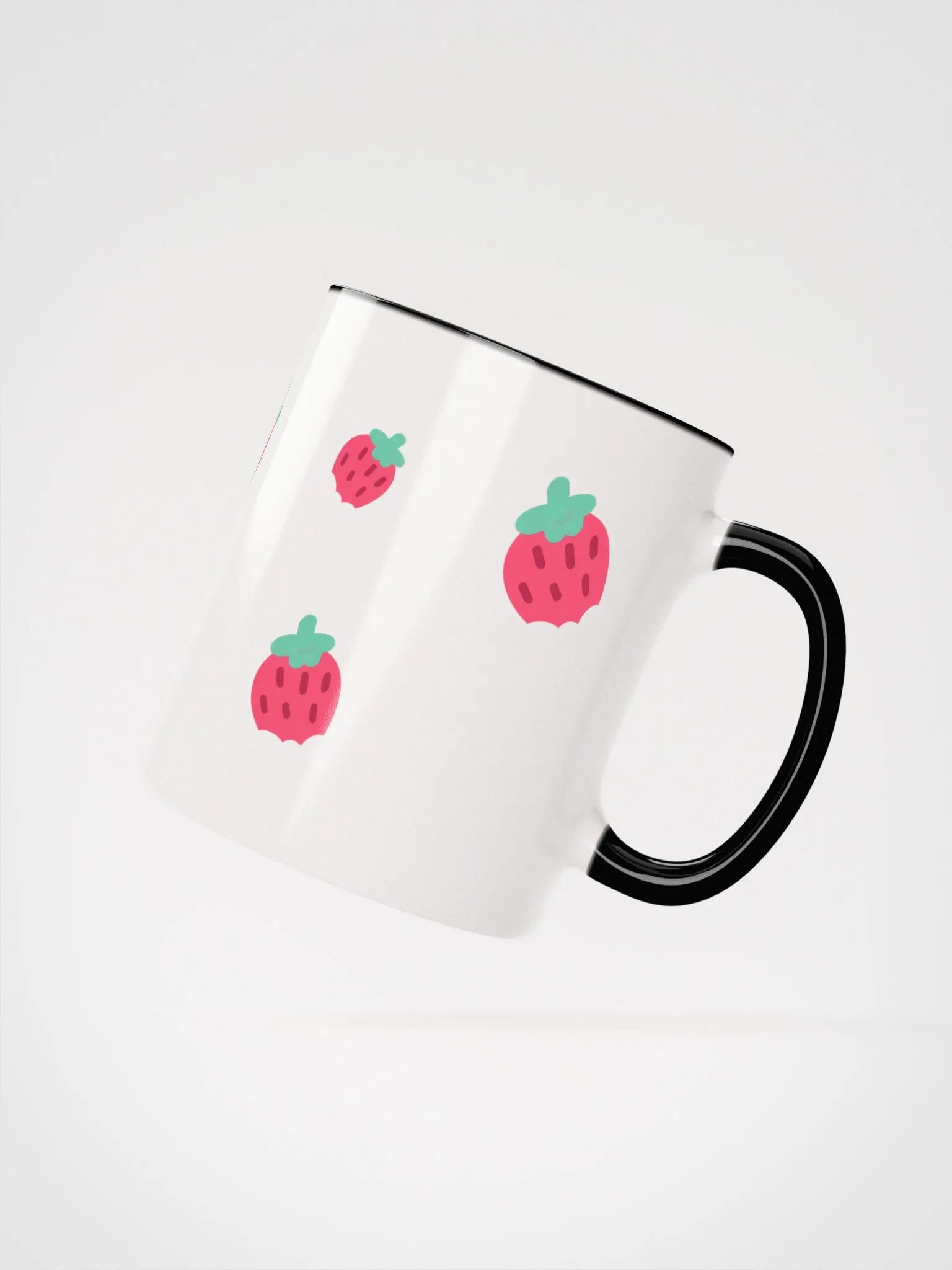 DropZedd, Strawberry Ceramic Mug, Black or Pink product image (3)