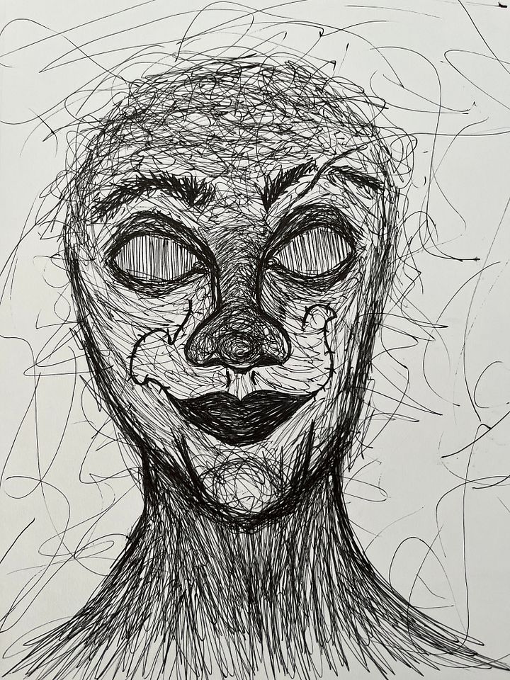 “Mystery man” print FRAMED product image (1)