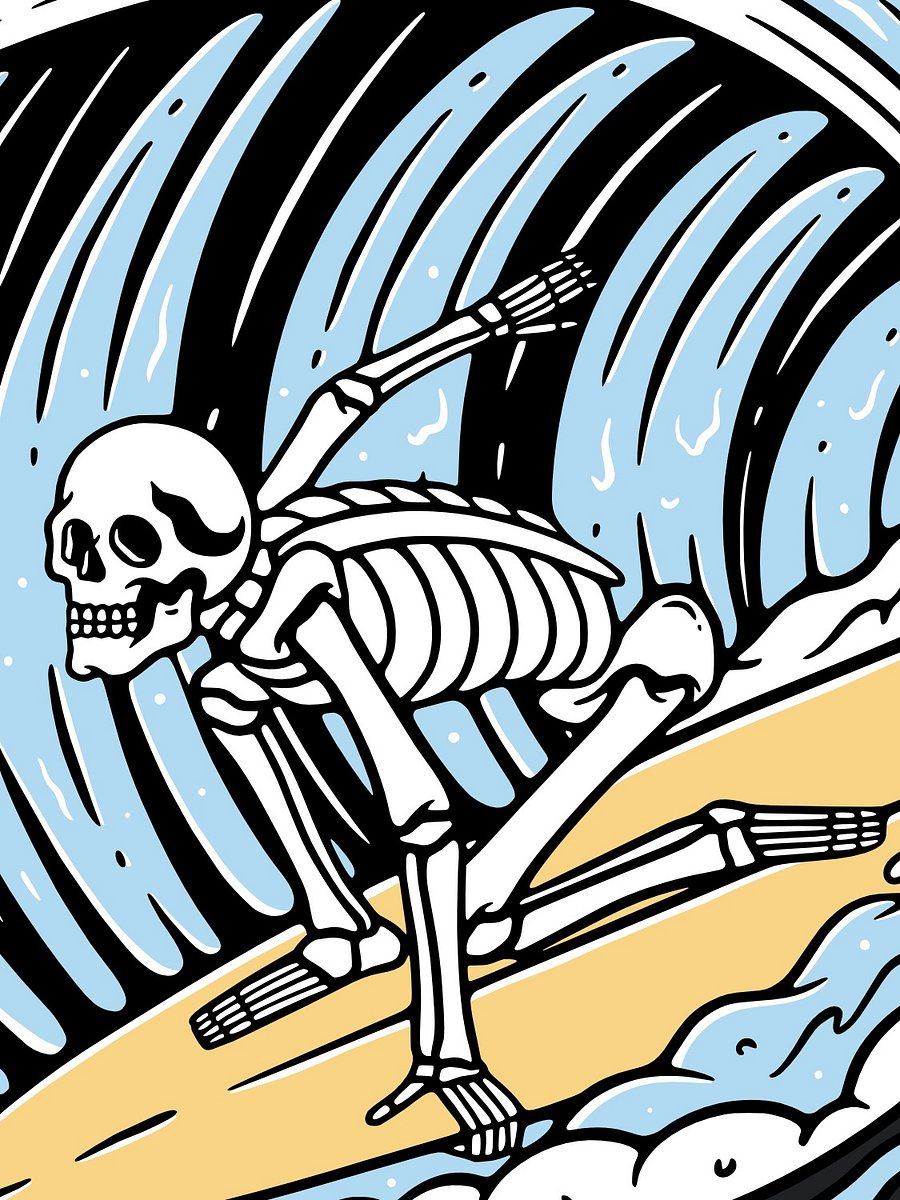 Surfing Skull product image (1)