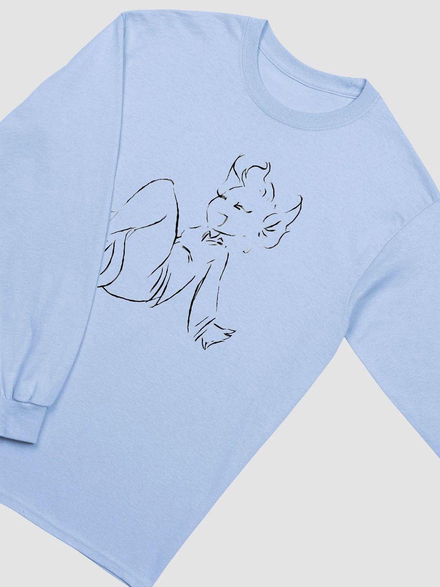 Mermaid Black Outline, Longsleeves product image (9)